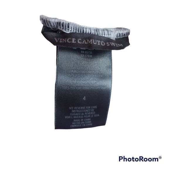 💫8×host PICK💫❤Vince Camuto one piece striped swim suit off-shoulder - Picture 5 of 5